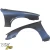 FRP MSPO Wide Body Fenders (front) 25mm > Nissan 240SX (S14) 1997-1998 - image 29
