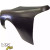 VSaero FRP MSPO Wide Body 30mm Fenders (rear) w cap > Nissan 240SX S14 1995-1998 - image 8