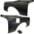 FRP MSPO Wide Body Fenders Set 25/30mm > Nissan 240SX (S14) 1997-1998 - image 40