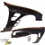 FRP SMAD Wide Body Fenders (front) 30mm > Nissan 240SX (S14) 1997-1998 - image 26