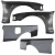 FRP TKYO v1 Wide Body Fender Set 4pc 30/30mm > Nissan 240SX (S14) 1995-1996 - image 2