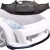 VSaero FRP AMU Front Bumper Diffuser > Nissan 350Z Z33 2003-2008 - image 1