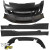 VSaero FRP AMU Body Kit 5pc > Nissan 350Z (Z33) 2003-2008 - image 4