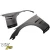 FRP DMA Wide Body Fenders (front) 20mm > Nissan 350Z (Z33) 2003-2008 - image 15