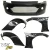 FRP TKYO Wide Body Kit 5pc > Nissan 350Z (Z33) 2003-2008 - image 3