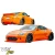 FRP TKYO Wide Body Kit w Wing 10pc > Nissan 350Z (Z33) 2003-2008 - image 5