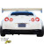 FRP LBPE v1 Valances w Diffuser 3pc > Nissan GT-R GTR (R35) 2009-2017 - image 5