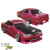 VSaero FRP URA Body Kit 4pc > Nissan Laurel (C33) 1989-1993 - image 2