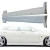 FRP FKON Side Skirts > Nissan Laurel (C35) 1998-2002 - image 1