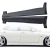FRP FKON Side Skirts > Nissan Laurel (C35) 1998-2002 - image 1