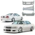FRP FKON Body Kit 4pc (early model) > Nissan Laurel (C35) 1998-2002 - image 1