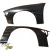 FRP DMA D1 Wide Body Fenders (front) 40mm > Nissan Silvia (S13) 1989-1994 - image 3