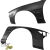 FRP TKYO v1 Wide Body Kit w Wing 10pc > Nissan Silvia (S13) 1989-1994 > 2dr Coupe - image 100