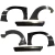 FRP TKYO v2 Wide Body Flares & Side Skirts 6pc > Nissan Silvia (S13) 1989-1994 > 2dr Coupe - image 4