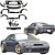 VSaero FRP TKYO v2 Wide Body Kit w Wing 11pc > Nissan Silvia (S13) 1989-1994 > 2dr Coupe - image 1