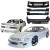 VSaero FRP WOR9 Body Kit 4pc > Nissan Silvia (S13) 1989-1994 > 2dr Coupe - image 1