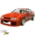 FRP CFAC Wide Body Fenders (rear) 4pc > Nissan Skyline (R32) GTS 1990-1993 > 4dr Sedan - image 2
