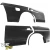 FRP CFAC Wide Body Fenders (rear) 4pc > Nissan Skyline (R32) GTS 1990-1994 > 4dr Sedan - image 25