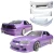 FRP MSPO Body Kit 4pc > Nissan Skyline (R33) GTS 1993-1995 > 4dr Sedan - image 2