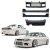 FRP MSPO v2 Body Kit 4pc > Nissan Skyline (R33) GTS 1993-1995 > 4dr Sedan - image 5
