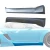 FRP TKYO v1 Wide Body Side Skirts > Porsche Cayman (987) 2006-2008 - image 1