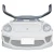 FRP TKYO v2 Wide Body Front Lip > Porsche Cayman (987) 2006-2008 - image 1