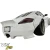 FRP TKYO v2 Wide Body Fender Flares (rear) 100mm > Porsche Cayman (987) 2006-2008 - image 8