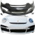 FRP TART GT Front Bumper 3pc > Porsche 911 (997) 2005-2012 - image 1