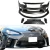 FRP AG GT-F Front Bumper w Grille 5pc > Scion FR-S 2013-2016 - image 15