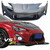 VSaero FRP VAR Wide Body Front Bumper > Subaru BRZ ZN6 2013-2020