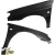 FRP LSPO WRC Wide Body Fenders 7pc > Subaru Impreza WRX 2006-2007 > 4dr Sedan - image 32