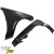 FRP JBLO Wide Body Fenders Set 4pc 20/40mm > Toyota Corolla (AE86) Trueno 1984-1987 > 3dr Hatch - image 12