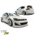 FRP TKYO Wide Body Kit w Wing 8pc > Volkswagen Golf MK7 2015-2018 - image 2