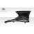 2016-2021 Honda Civic 4DR Duraflex HFP Look Rear Lip Add On - 2 Piece (S) - image 4