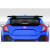 2017-2021 Honda Civic HB SPN Roof Wing Spoiler - 1 Piece (S) - image 1