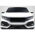 2016-2021 Honda Civic Type JS Carbon Fiber Grille - image 1