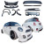 VSaero FRP LBPE Wide Body Kit /w Wings > Mini Cooper (R56 R57) 2007-2013 > 2dr Coupe - image 1