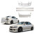 FRP BSPO Body Kit 4pc > Lexus IS300 2000-2005> 4dr - image 1