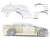 FRP BSPO Wide Body Fenders (set) 8pc > Lexus IS300 2000-2005> 4dr - image 1