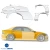 FRP BSPO Wide Body Fenders (set) 8pc > Lexus IS300 2000-2005> 4dr - image 7