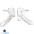 FRP BSPO Wide Body Fenders (set) 8pc > Lexus IS300 2000-2005> 4dr - image 102