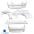 FRP BSPO Wide Body Kit 12pc > Lexus IS300 2000-2005> 4dr - image 11