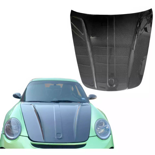 ModeloDrive Carbon Fiber GTR Hood > Porsche Boxster (987) 2005-2012 - image 1