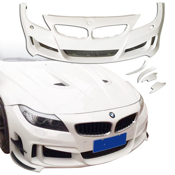 ModeloDrive FRP LVL Wide Body Front Bumper 5pc > BMW Z4 E89 2009-2016 - image 1