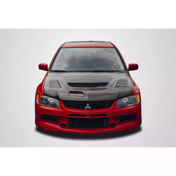 2003-2006 Mitsubishi Lancer Evolution 8 9 Carbon Creations C-1 Hood 1 Piece