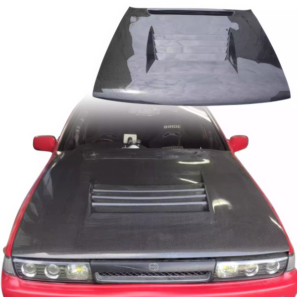 ModeloDrive Carbon Fiber DMA D1 Hood > Nissan Cefiro A31 1988-1993 - image 1