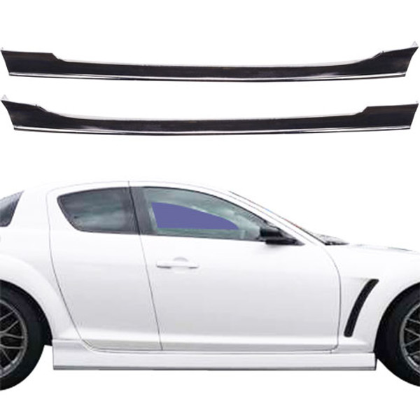 KBD Urethane MS Style 2pc Side Skirts > Mazda RX8 2004-2008 - image 1