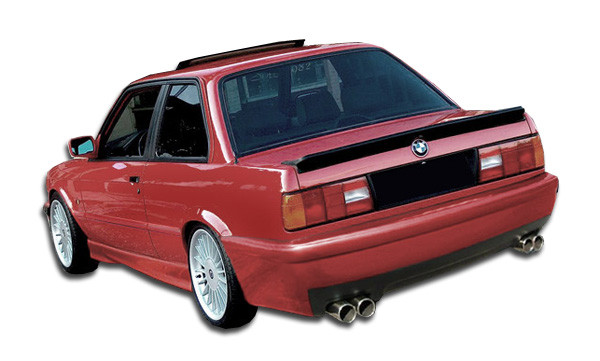 1984-1991 BMW 3 Series E30 2DR 4DR Duraflex CSL Look Rear Bumper Cover 1 Piece