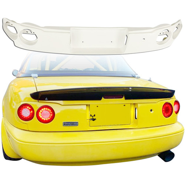 ModeloDrive FRP QUAD Tailgate Panel Garnish > Mazda Miata (NA) 1990-1996 - image 1