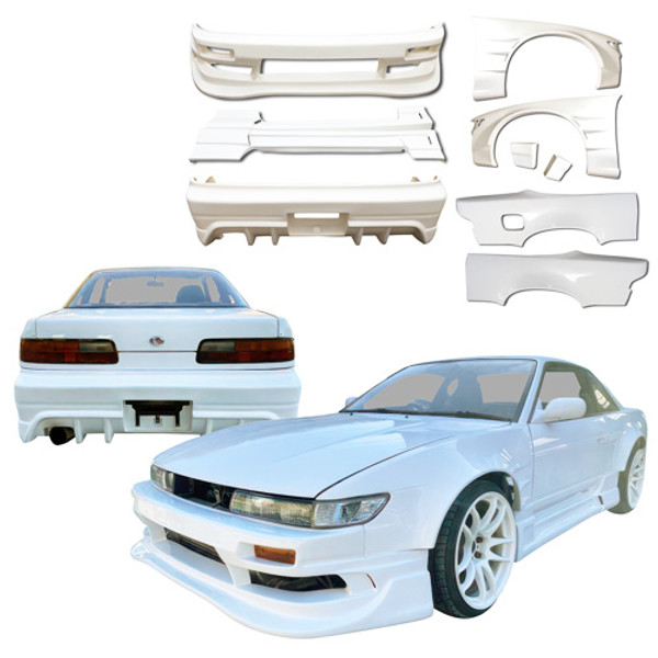 ModeloDrive FRP ORI RACE 75mm Wide Body Kit 8pc > Nissan Silvia S13 1989-1994 > 2dr Coupe - image 1